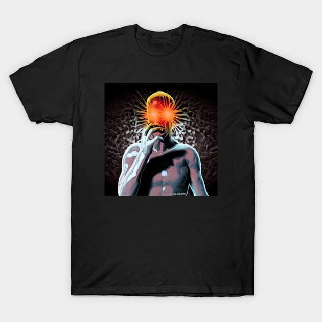 Radiated Nervous Pinch T-Shirt by MikeCottoArt